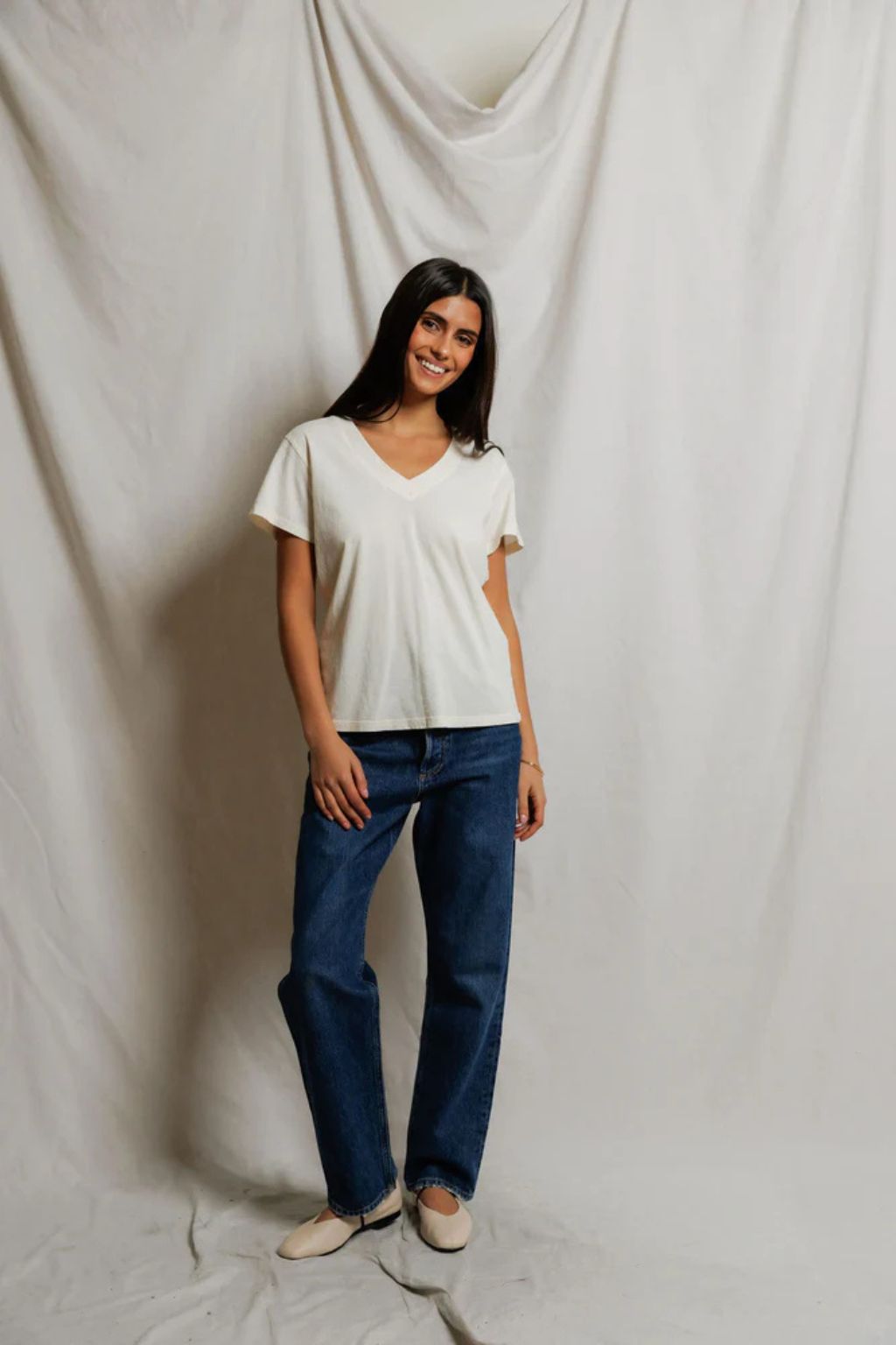 Perfect White Tee - Hendrix - Bright Ivory