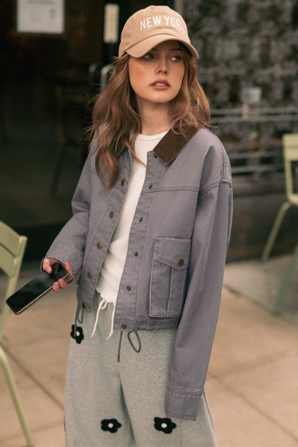 Road G - Utility Jacket With Contrast Collar