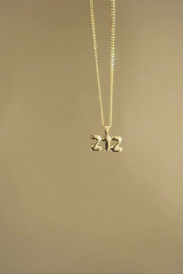 12 Days Area Code Bubble Necklace