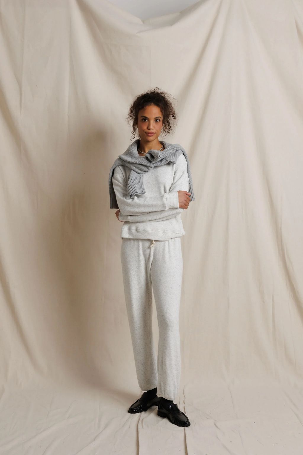 Perfect White Tee - Brinley Sweatshirt