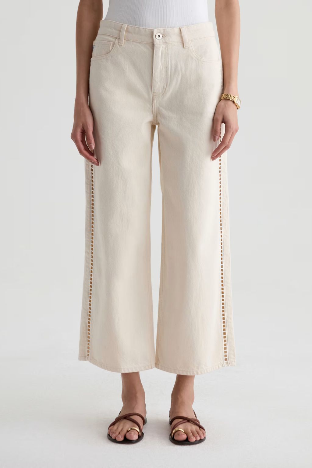 AG - Saige Wide Leg Crop - Fresh Air