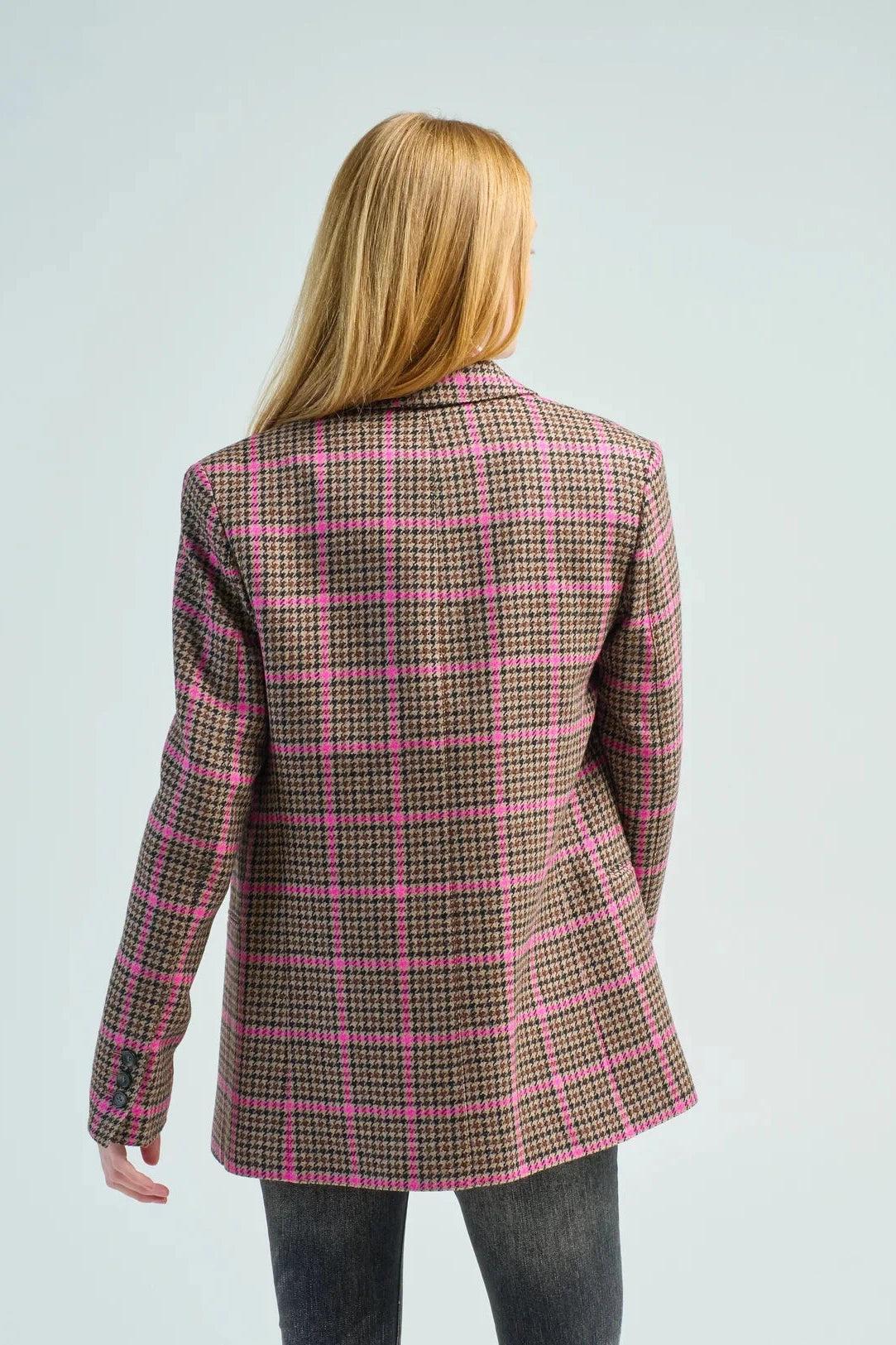 Smythe - 90's Blazer - Pink Glencheck