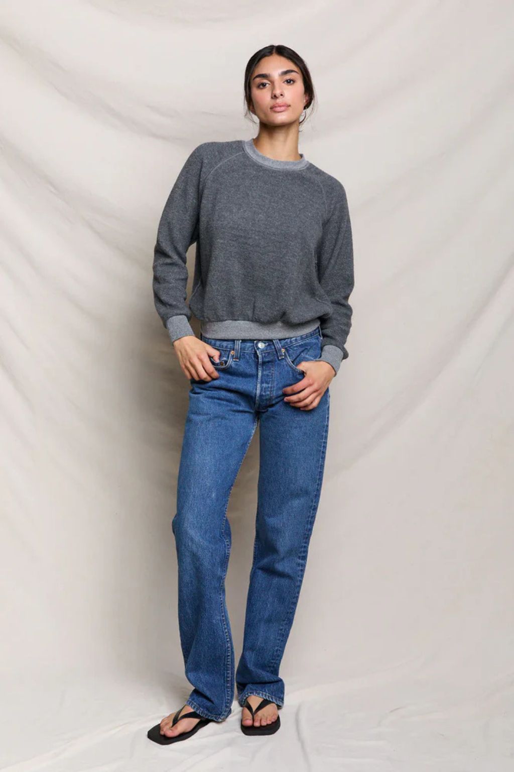 Perfect White Tee - Ziggy - Dark Heather Grey