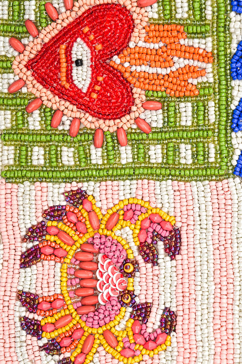 America & Beyond - Sun & Sea Beaded Handbag