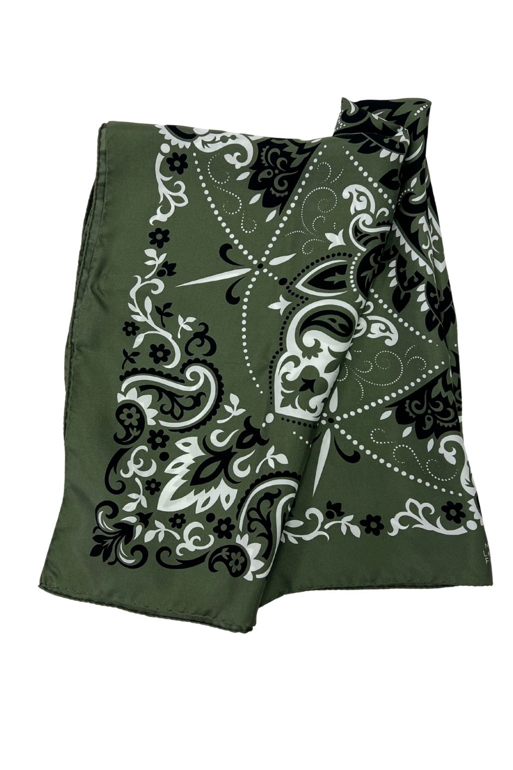 Maison Lecomte Flament - Silk Scarf - Bandana Kaki