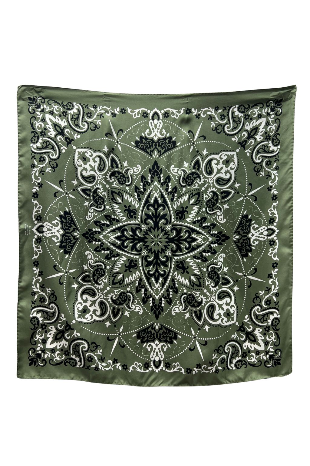 Maison Lecomte Flament - Silk Scarf - Bandana Kaki