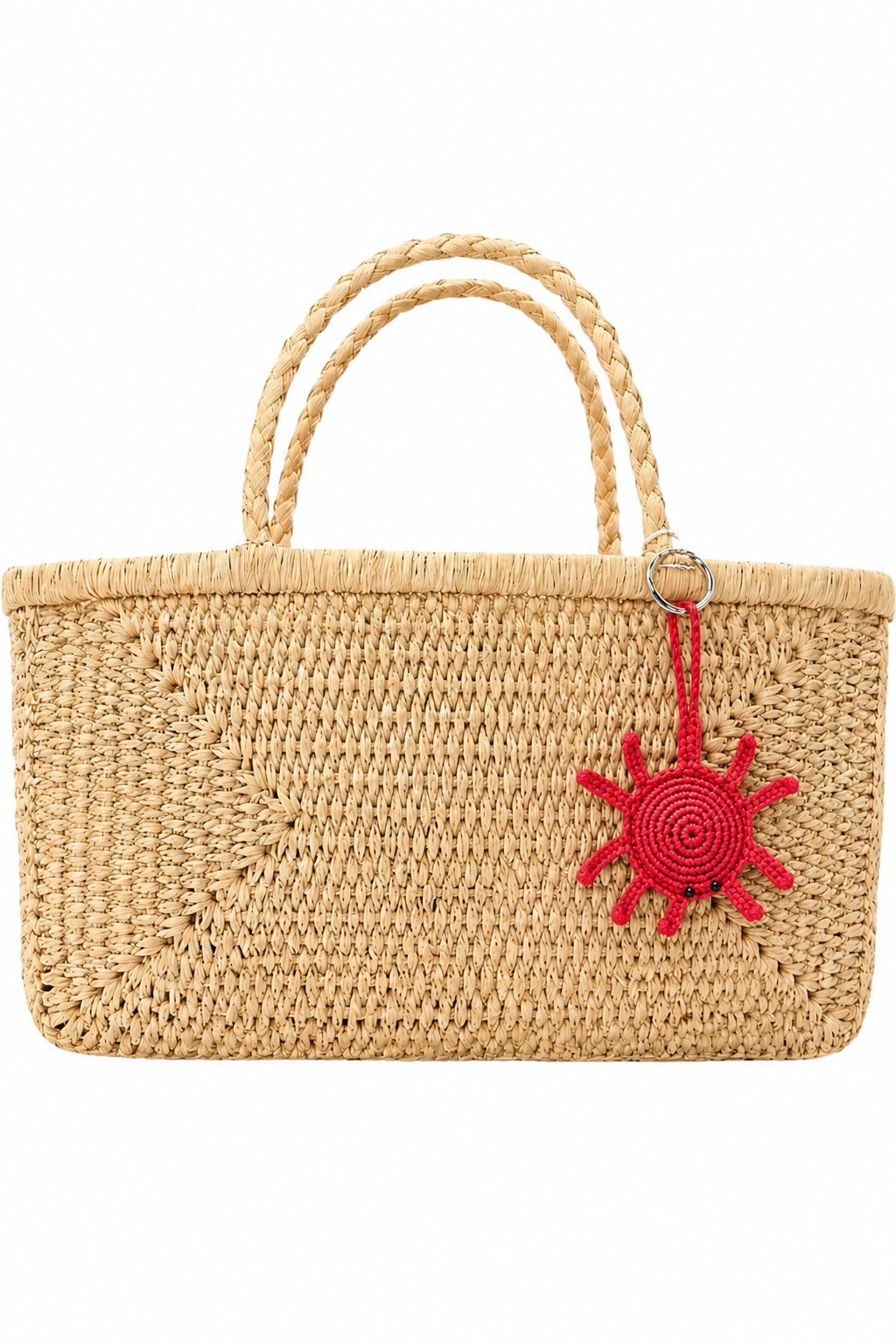 Zanatany Concepts - Raffia Tote With Charm