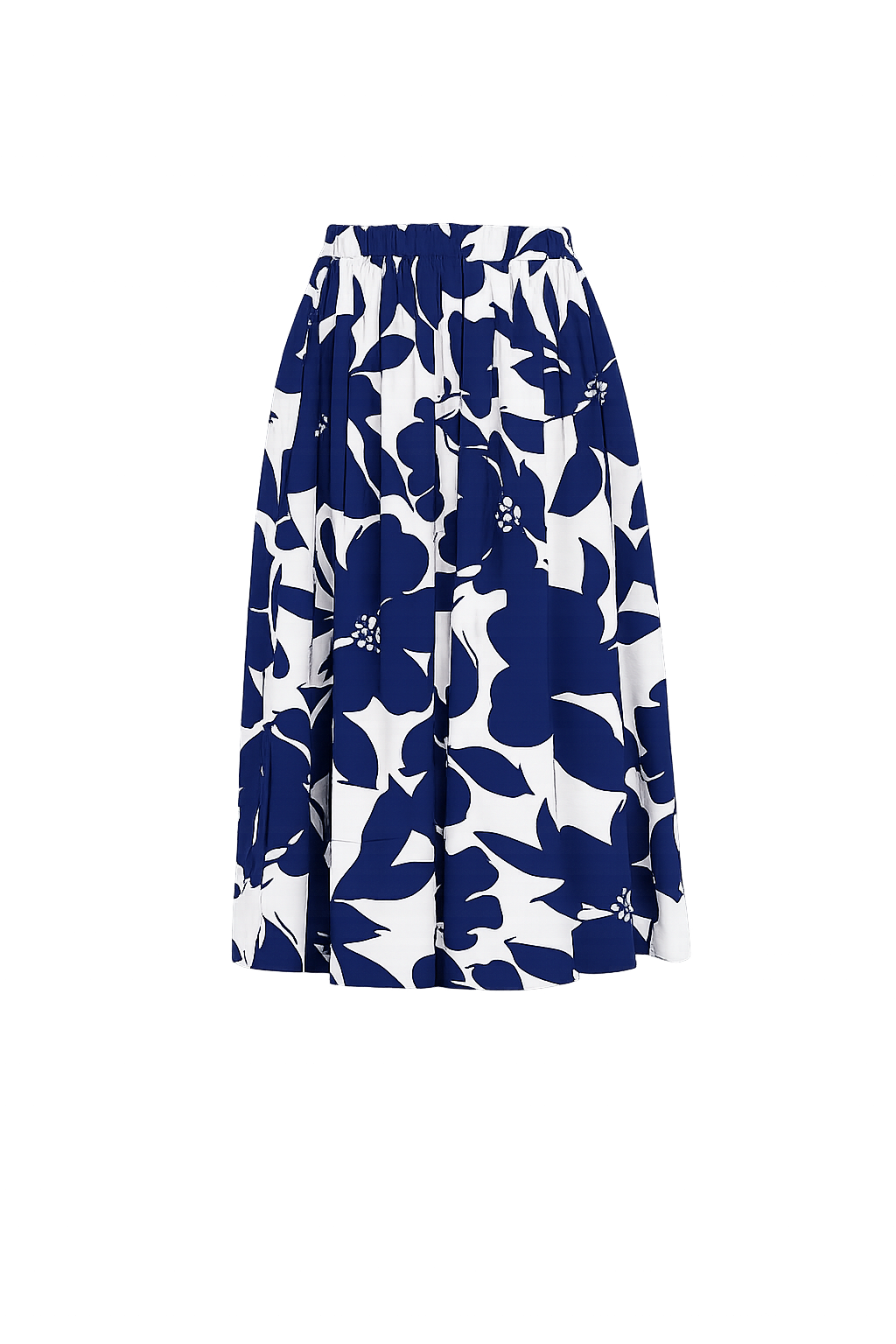 Olive and Bette's - Blue and White Floral Skirt