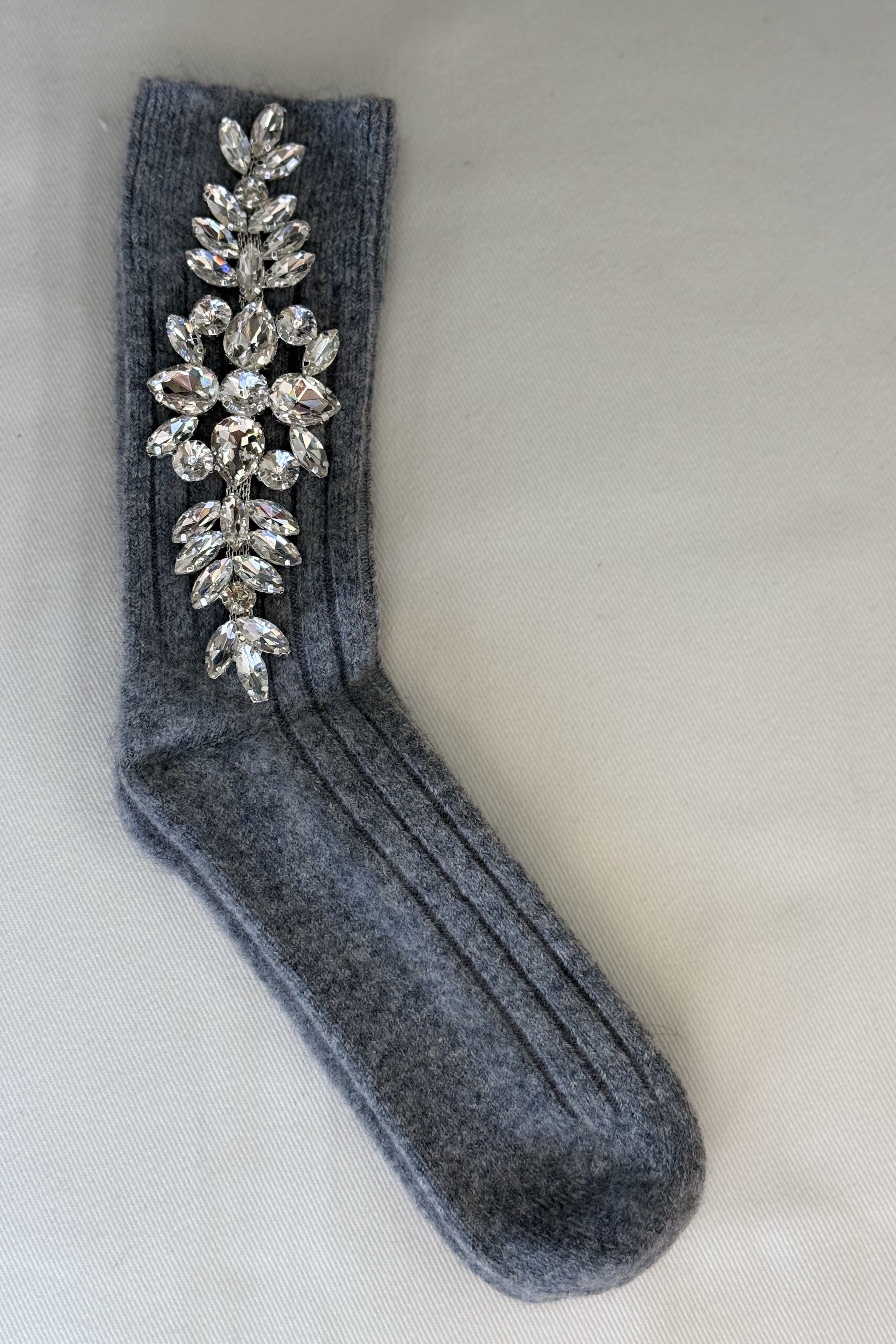 12 Days Rhinestone Cashmere Socks