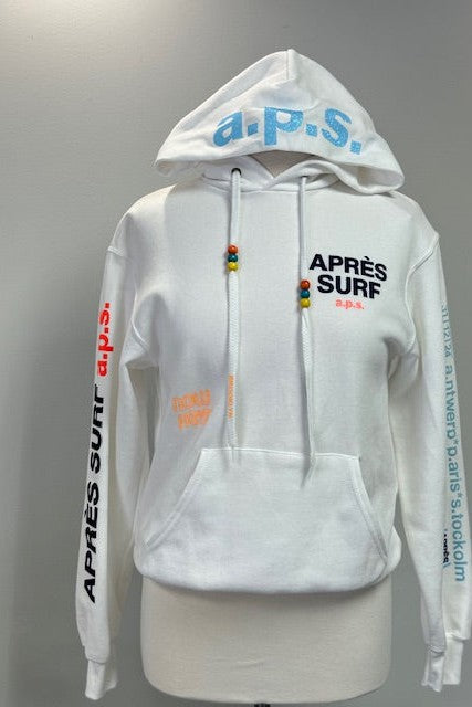 Apres Surf - Riomaggiore Hoodie - White