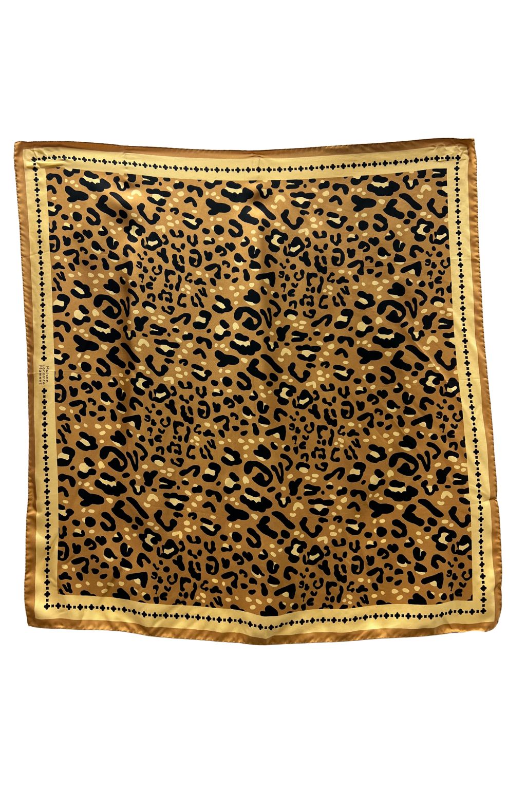 Maison Lecomte Flament - Silk Scarf - Leo Camel