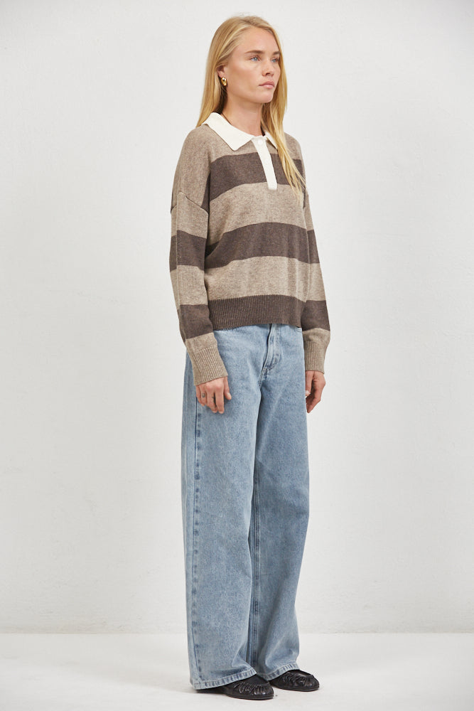 Olive and Bette's - Rugby Polo Sweater