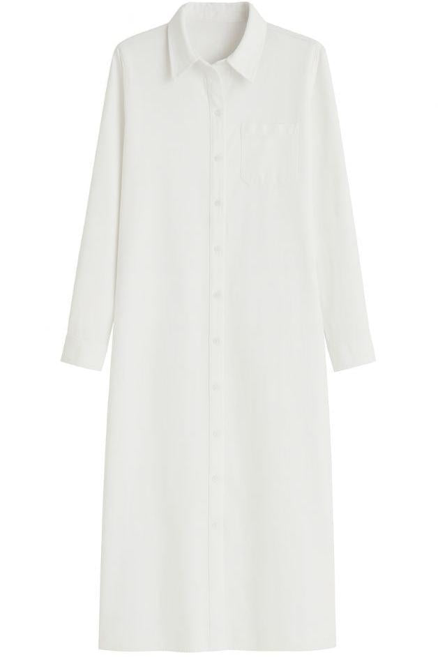 Felicite - Boyfriend Maxi Dress White / 3