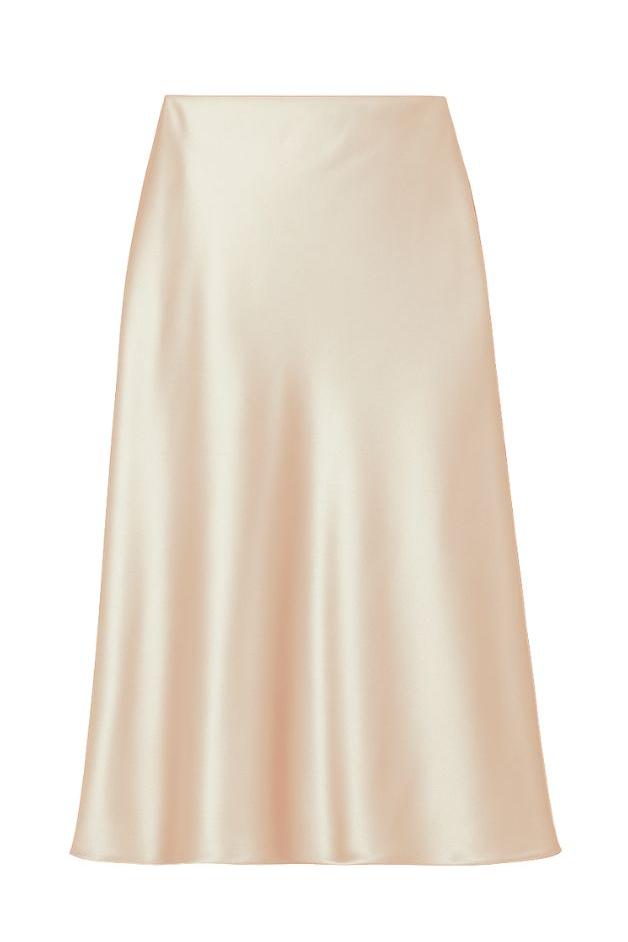 Olive and Bette's - Satin Midi Skirt