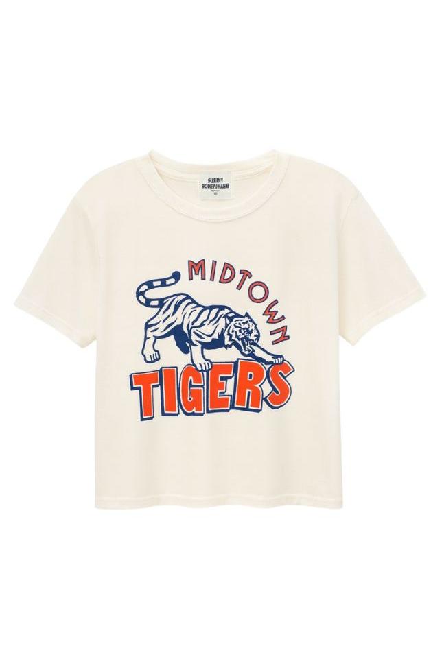 Sunny Somewhere - Midtown Tigers Everyday Tee - White