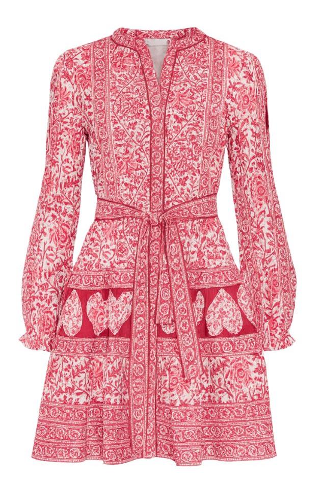 Pink City Prints - Gemma Mini - Burgundy Patchwork