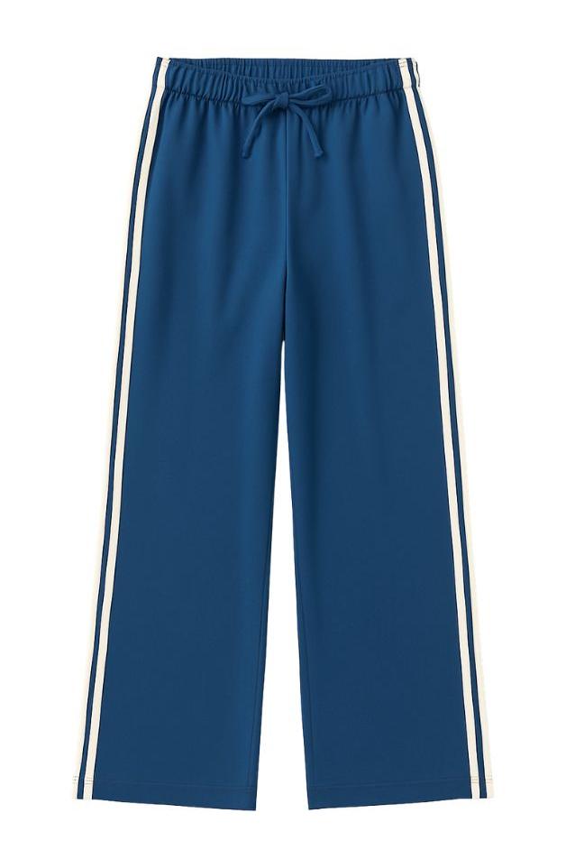 Olive and Bette's - Side Striped Wide Leg Track Pants