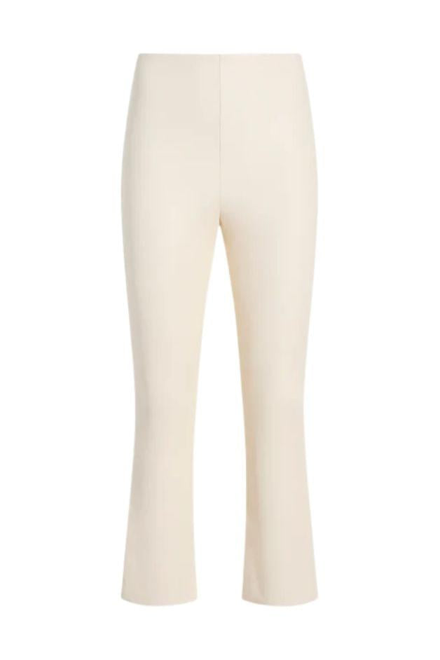 Commando - Faux Leather Crop Flared Legging