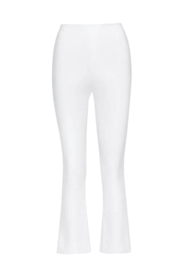 Commando - Faux Leather Crop Flared Legging