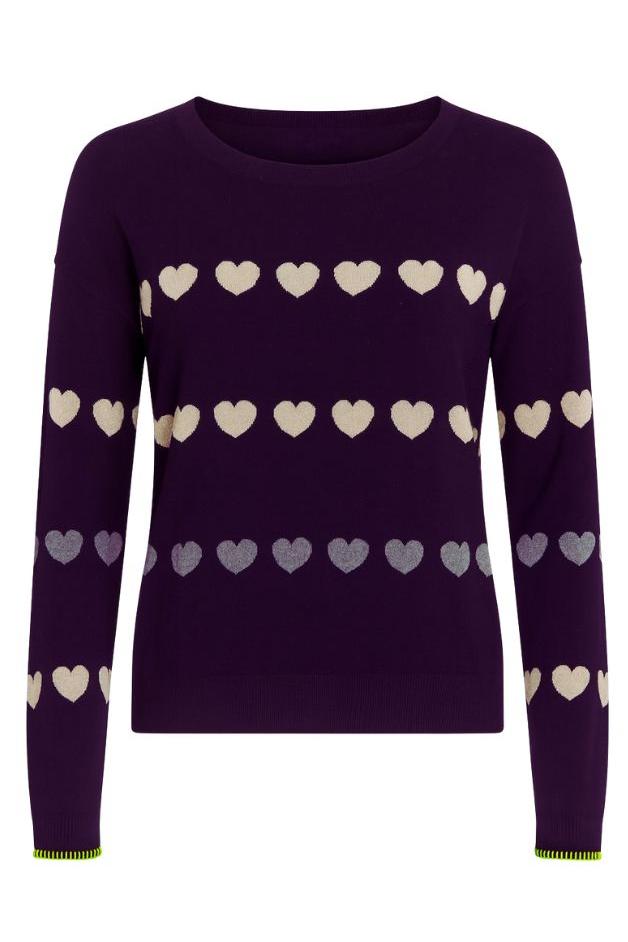 Lisa Todd - Love Track Heart Sweater