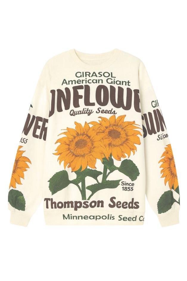 Olive and Bette's - Sunflower Hand Block Printed Sweatsuit