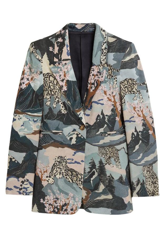 Las Surenas - Blazer Snow Leopard - Blue