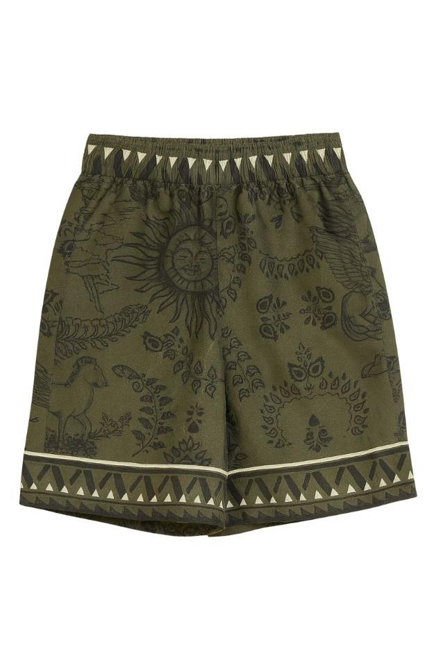 Las Surenas - Shorts - Italian Coast Green