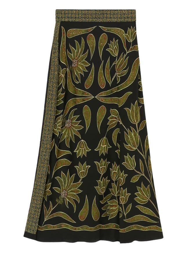 Omika - Nalini Wrap Skirt - Alexia Onyx