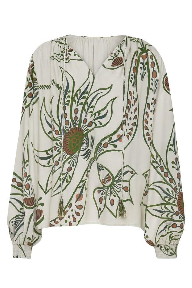 Omika - Anouk Blouse -  Diya Powder