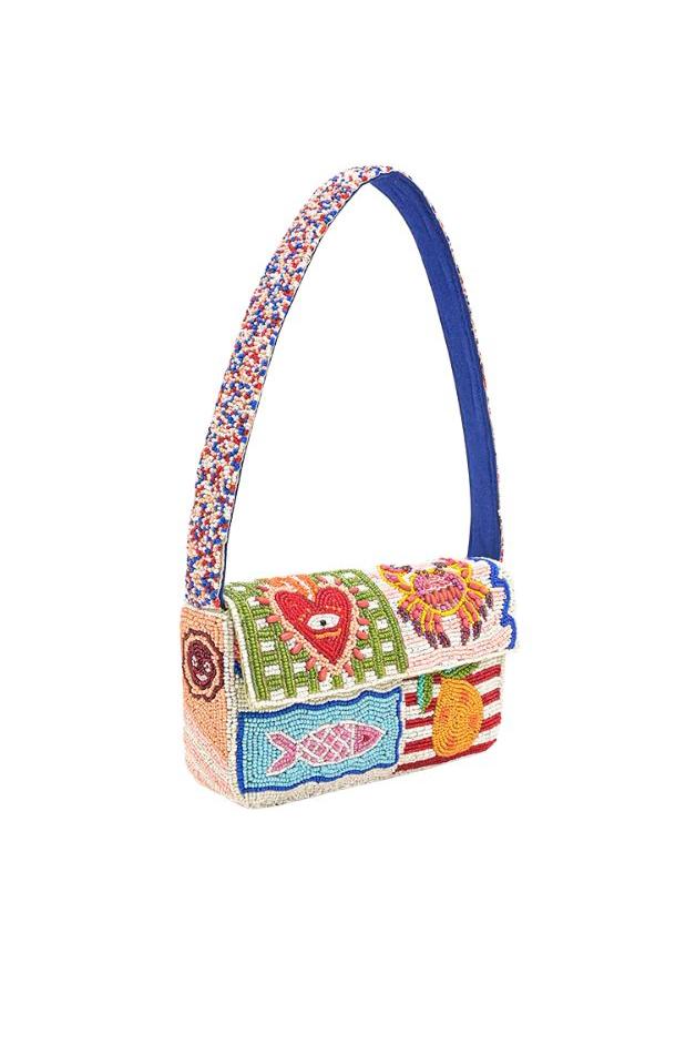 America & Beyond - Sun & Sea Beaded Handbag