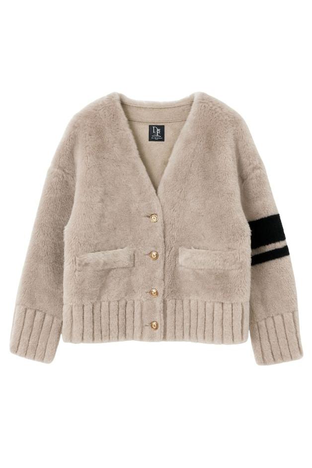 Daniella Erin - Shearling Varsity Jacket