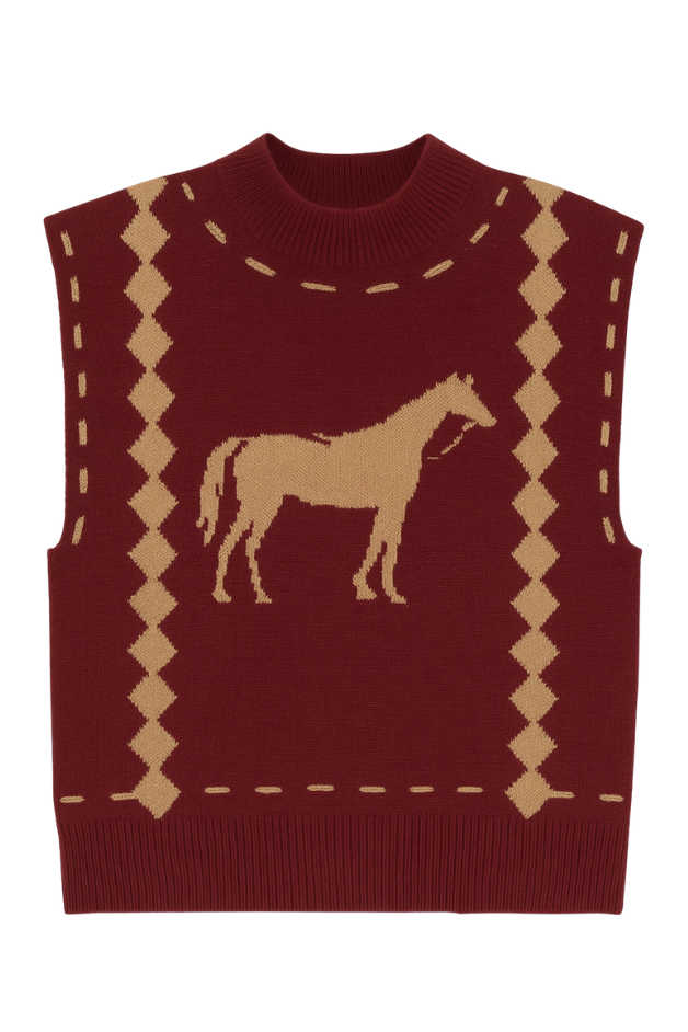 Road G - Knit Horse Vest