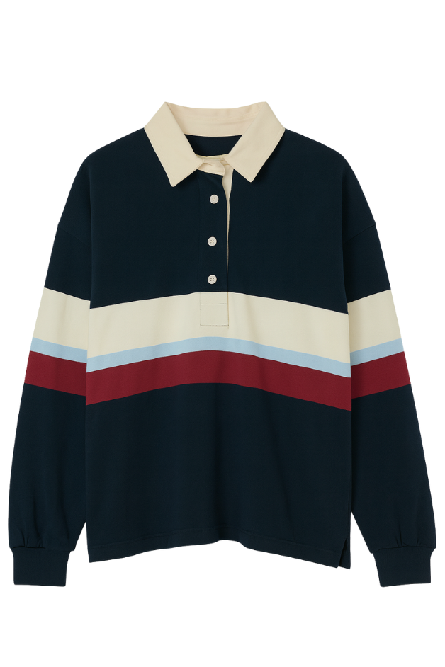 Road G - Brookline Rugby Polo -Black