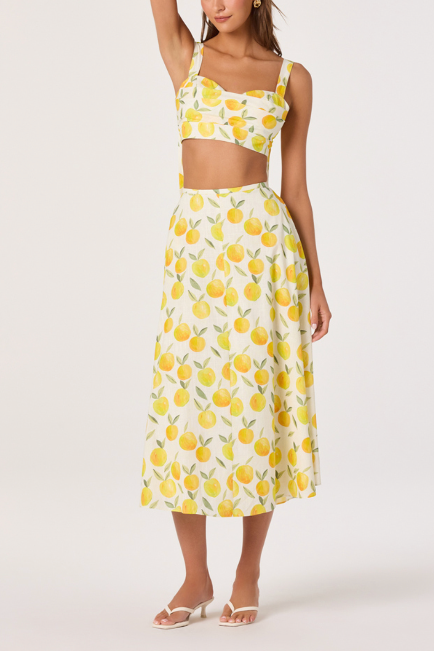 Olive and Bette's - Myria Lemon Skirt