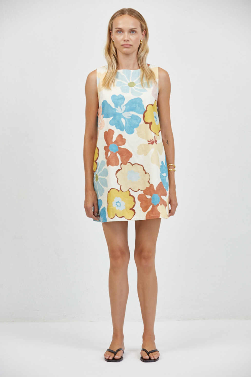 Road G - Cosima Mini Dress - Vintage Garden