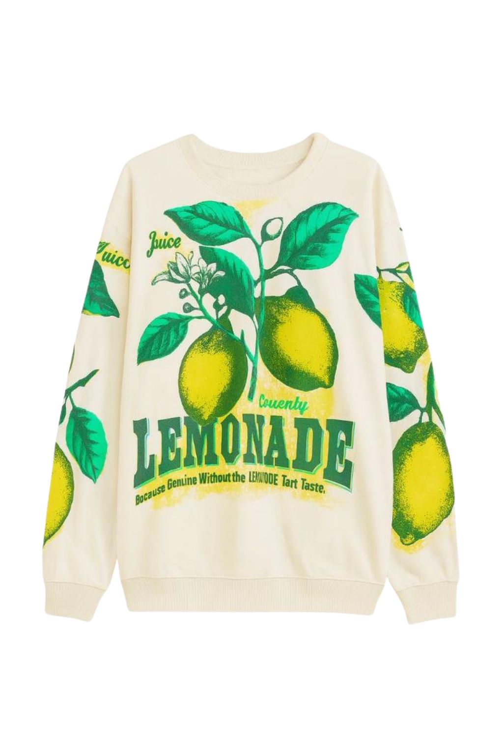 Olive and Bette's - Lemon Hand Block Printed Sweatsuit