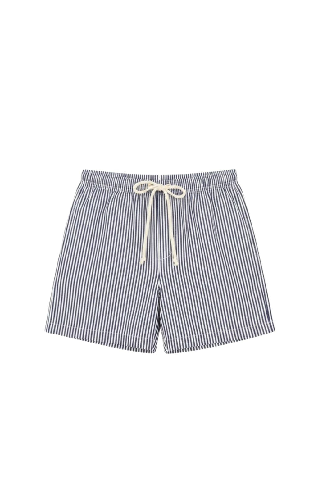 Road G - Casual Striped Drawstring Shorts