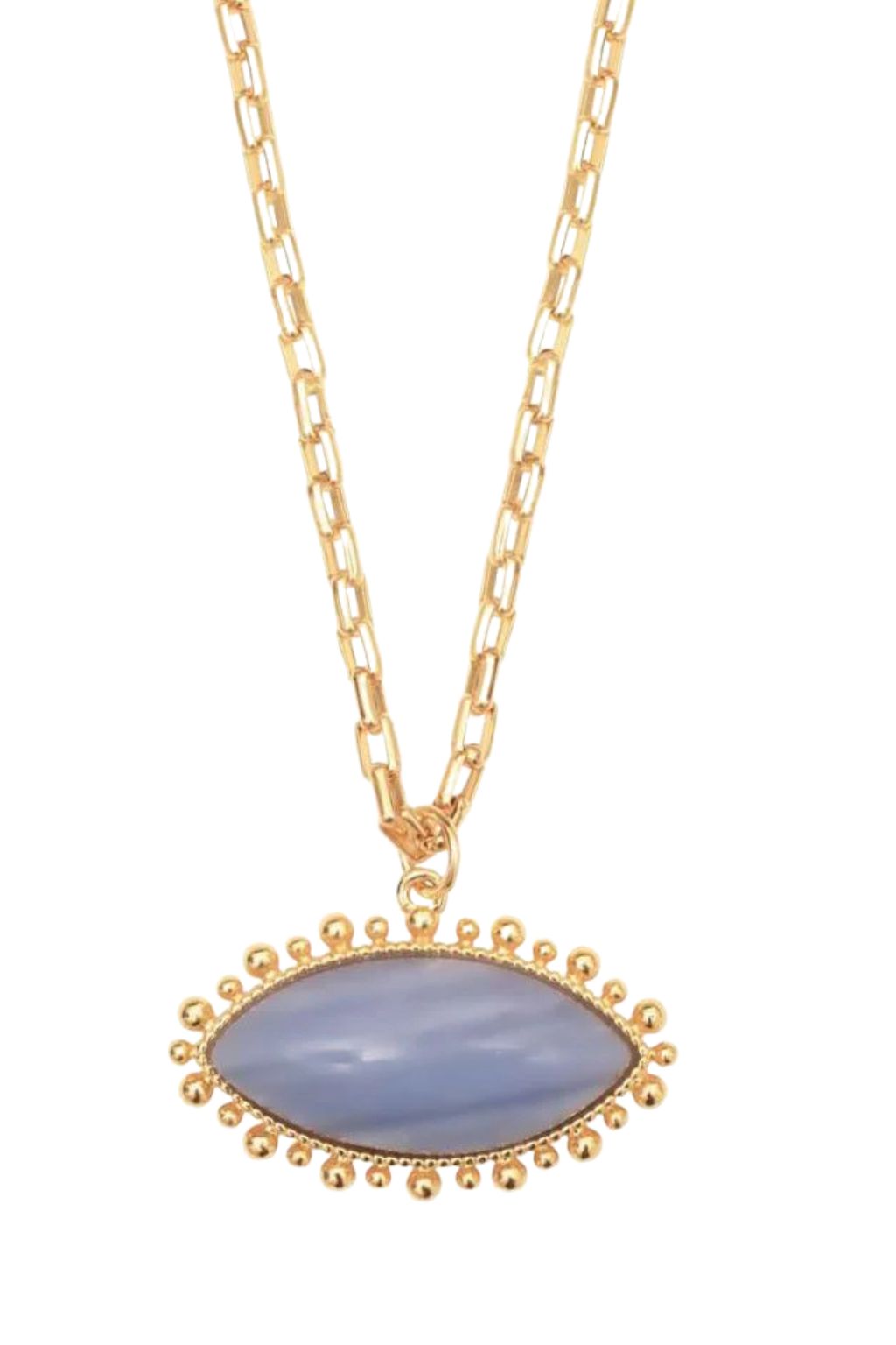 Talis Chains - Blue Lace Eye Pendant Necklace