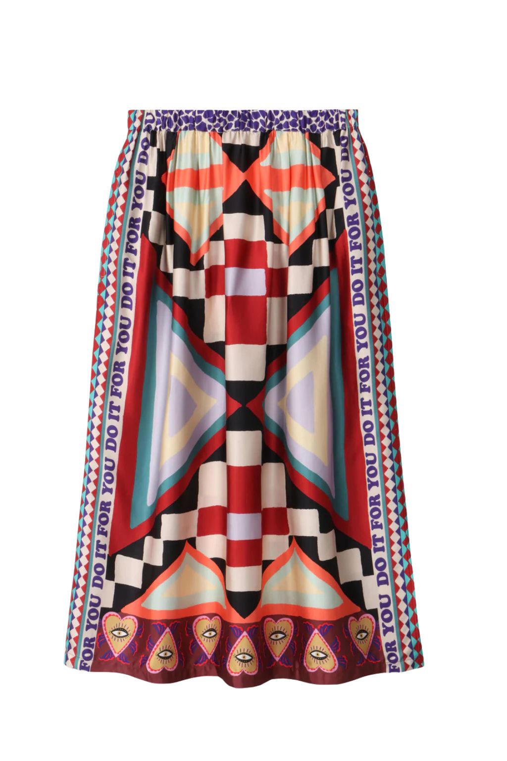 Me369 - Joy Printed Midi Skirt - Nomadic