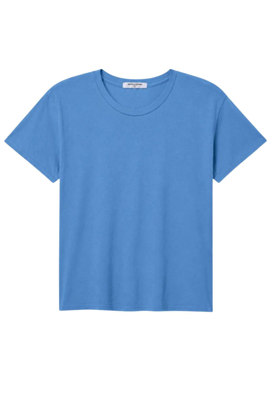 Perfect White Tee - Harley - Pacific Blue