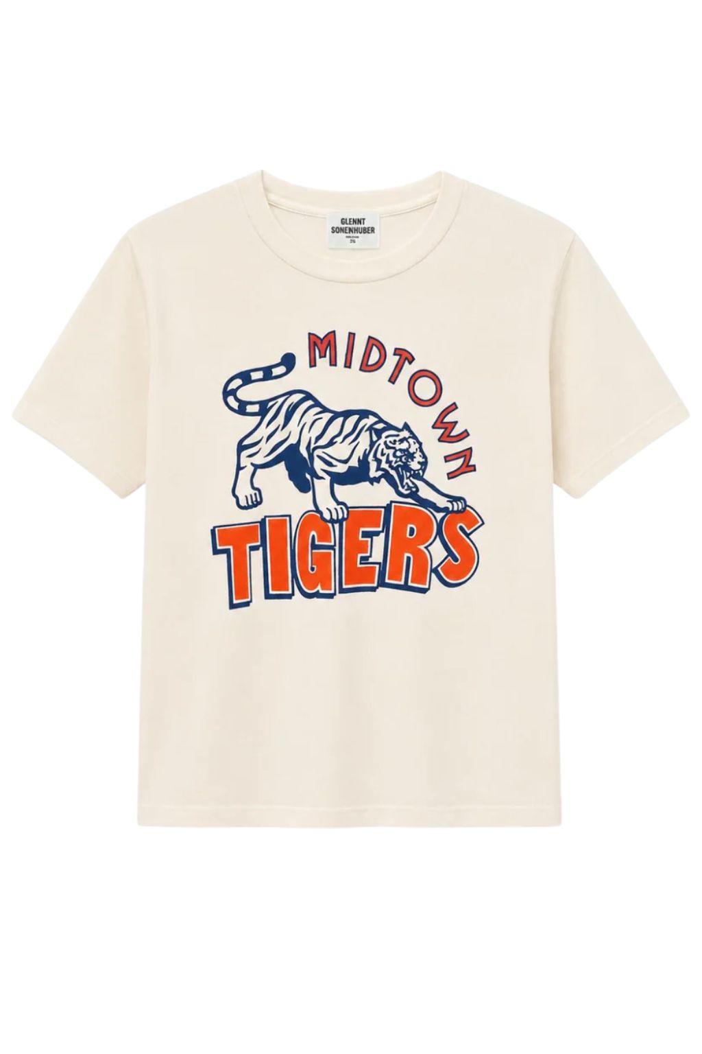 Sunny Somewhere - Midtown Tigers Everyday Tee - White