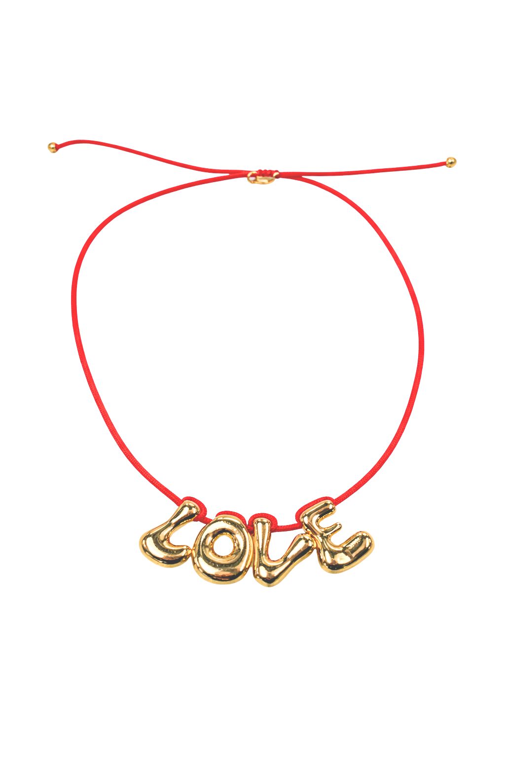 La Mome Bijoux - Gold Plated LOVE Necklace