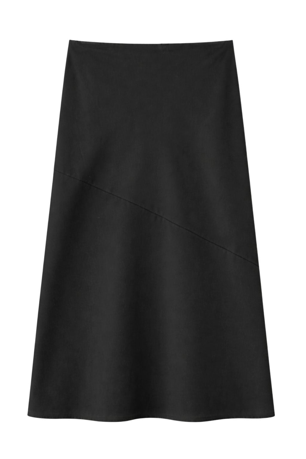 Road G - Roxane Pieced Bias Maxi Skirt - Black