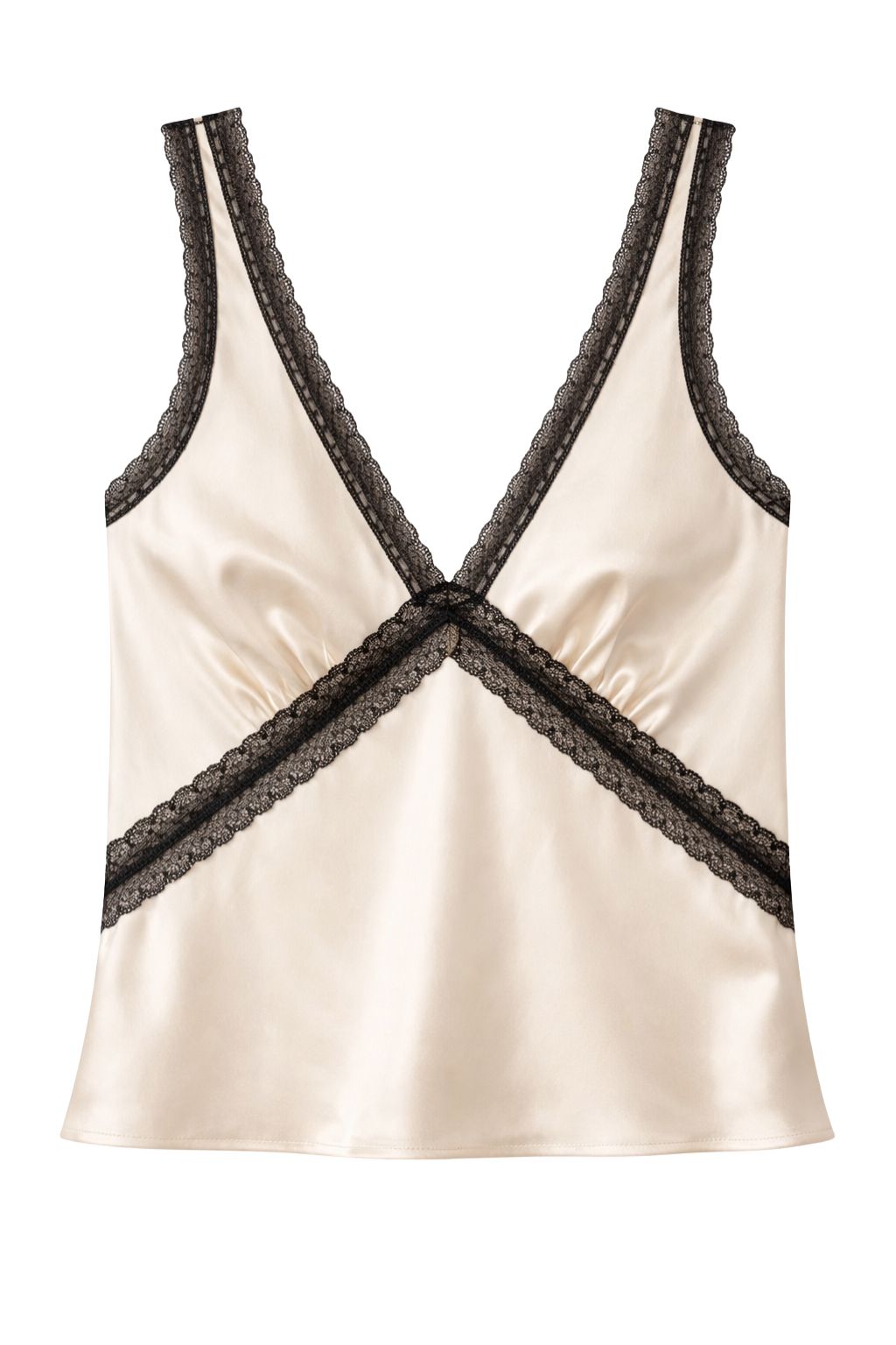 Road G - My Darling Contrast Lace Trim Top