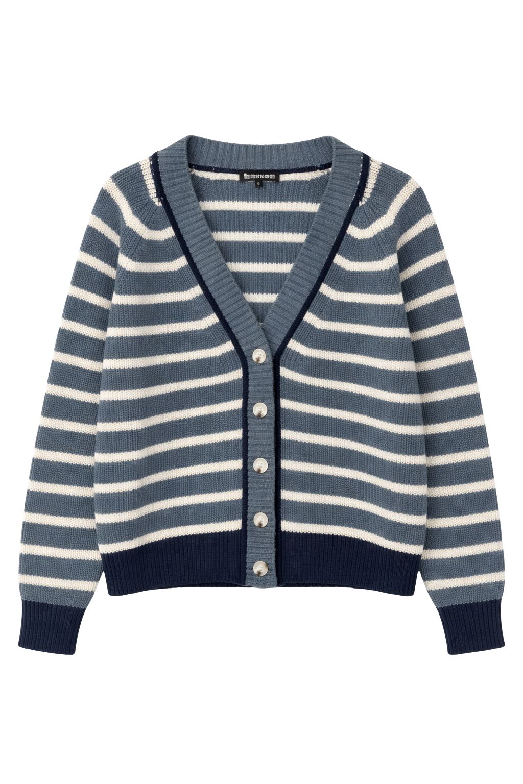 Hasson - Striped Shaker Cardigan