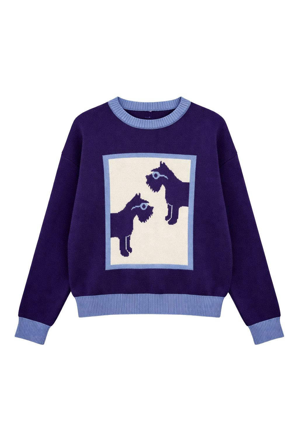 Olive and Bette's - Terrier Sweater - Navy