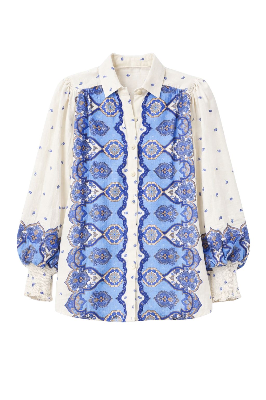 Miss June - Viki Shirt - Blue