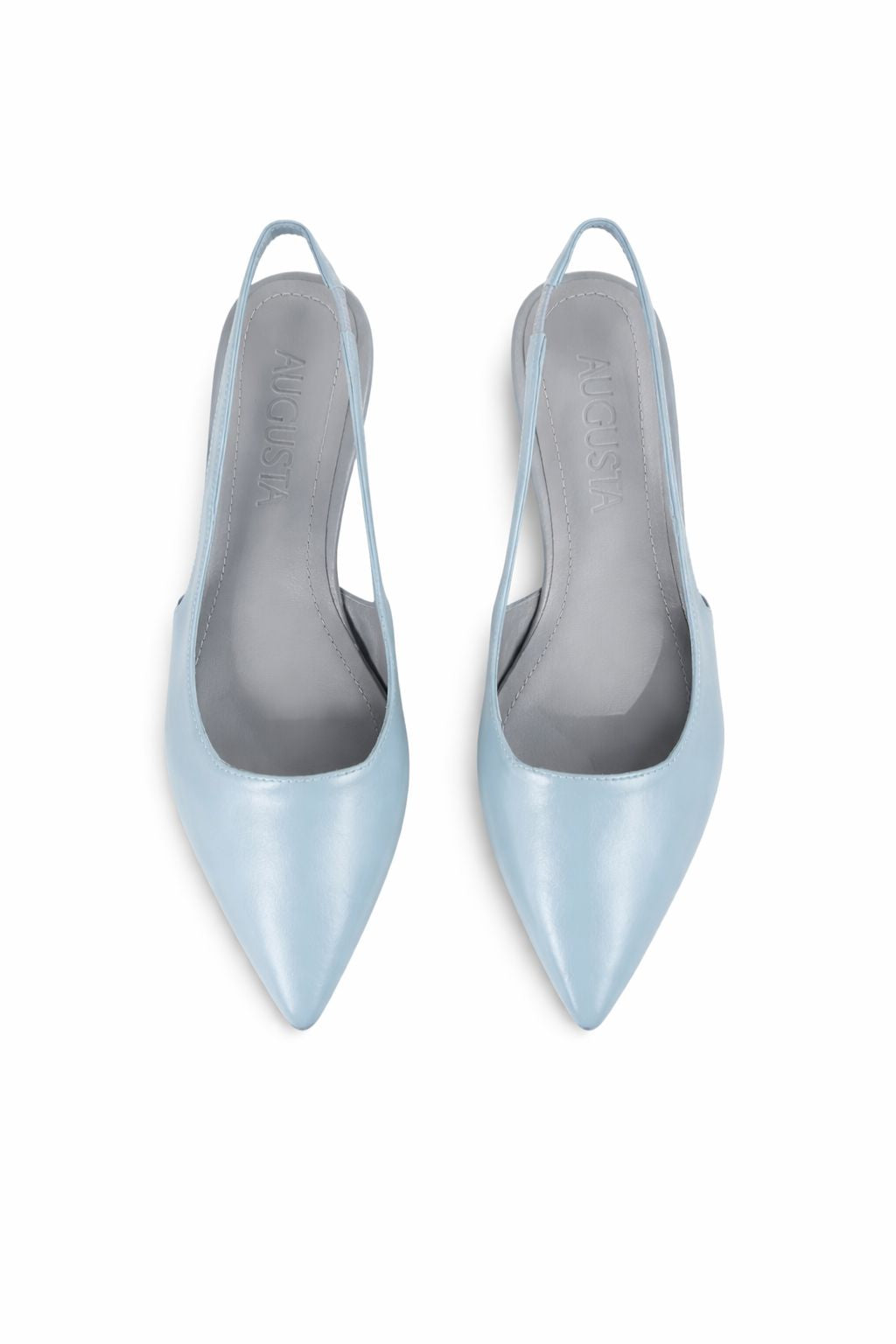 Augusta - Harper Patent Leather Slingback - Blue