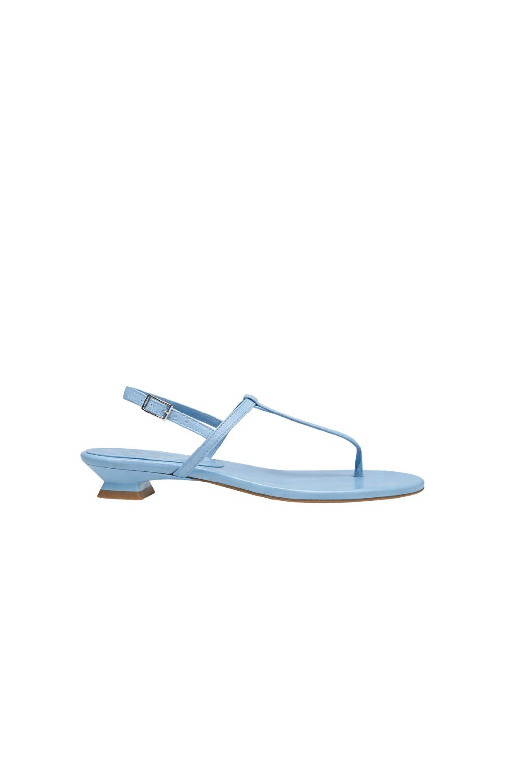 Augusta - Daphne Patent Leather Sandal - Light Blue