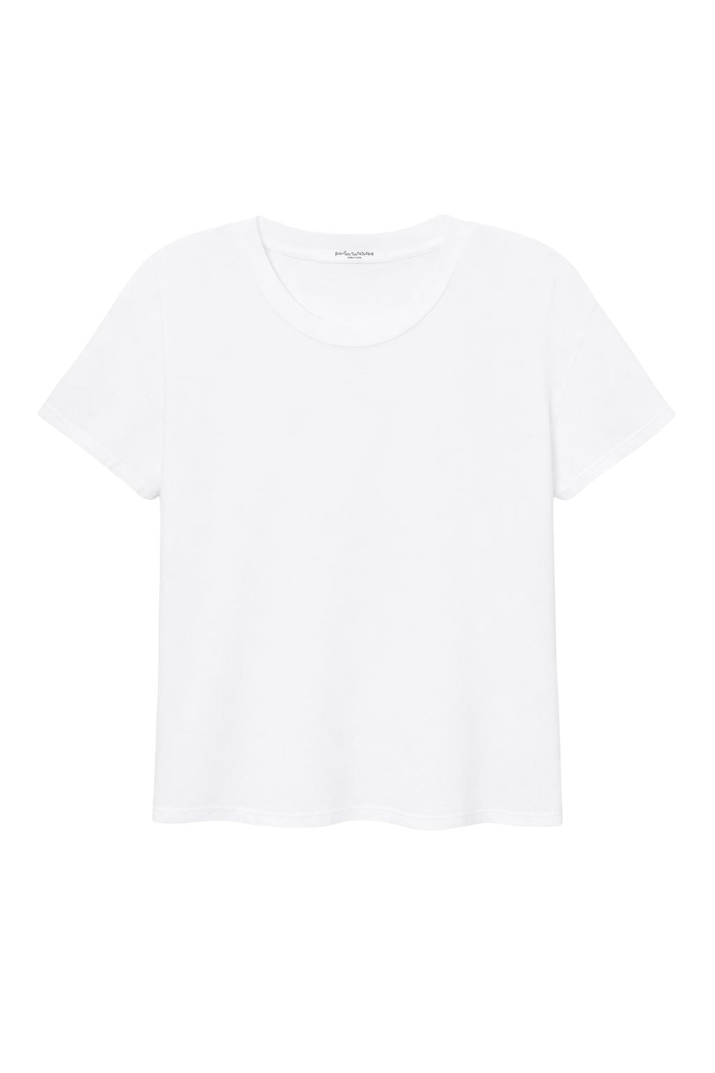 Perfect White Tee - Harley Boxy Crew - White